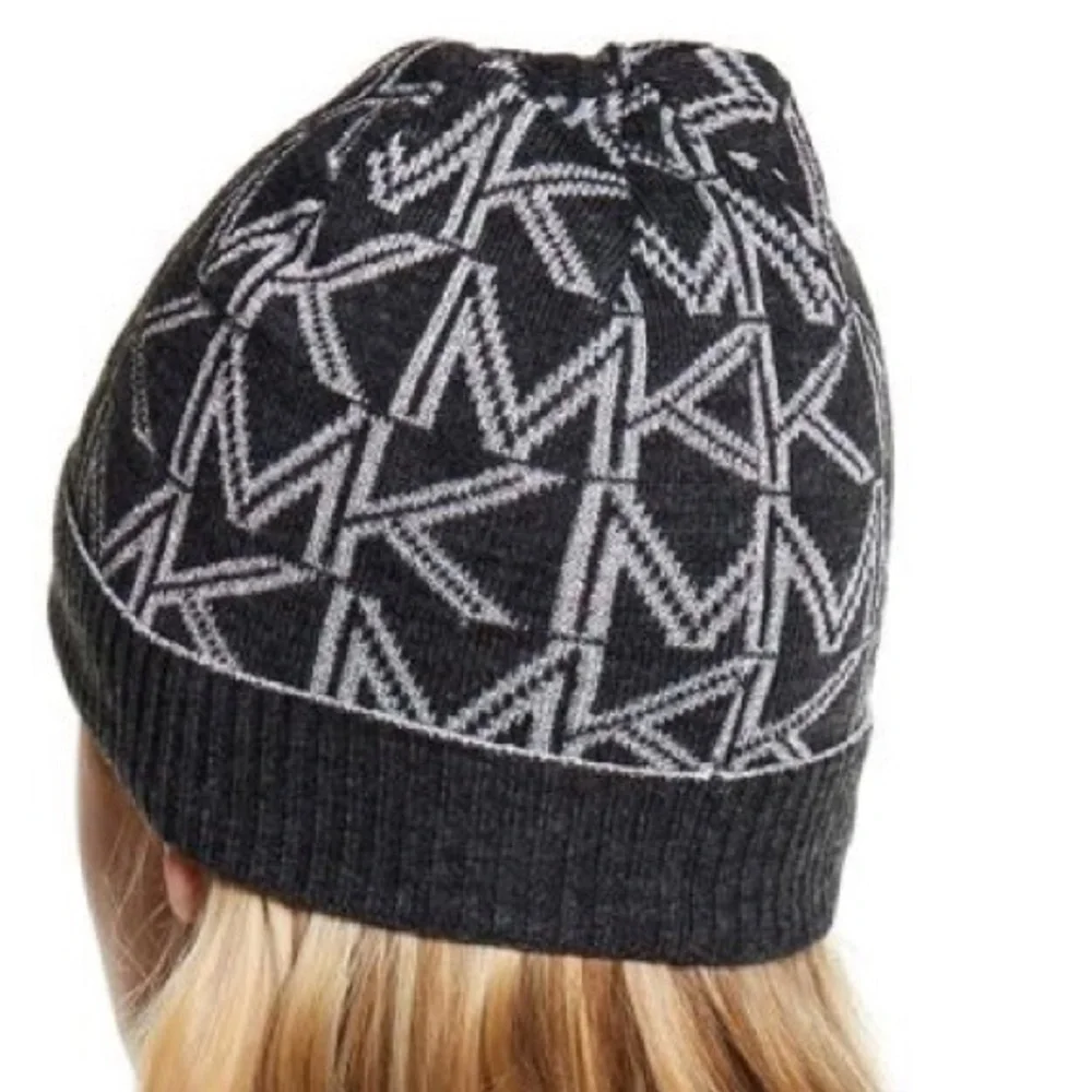 Michael Kors Logo Foldover Beanie